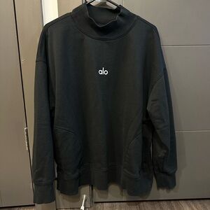 Alo Black Crewneck Sweatshirt